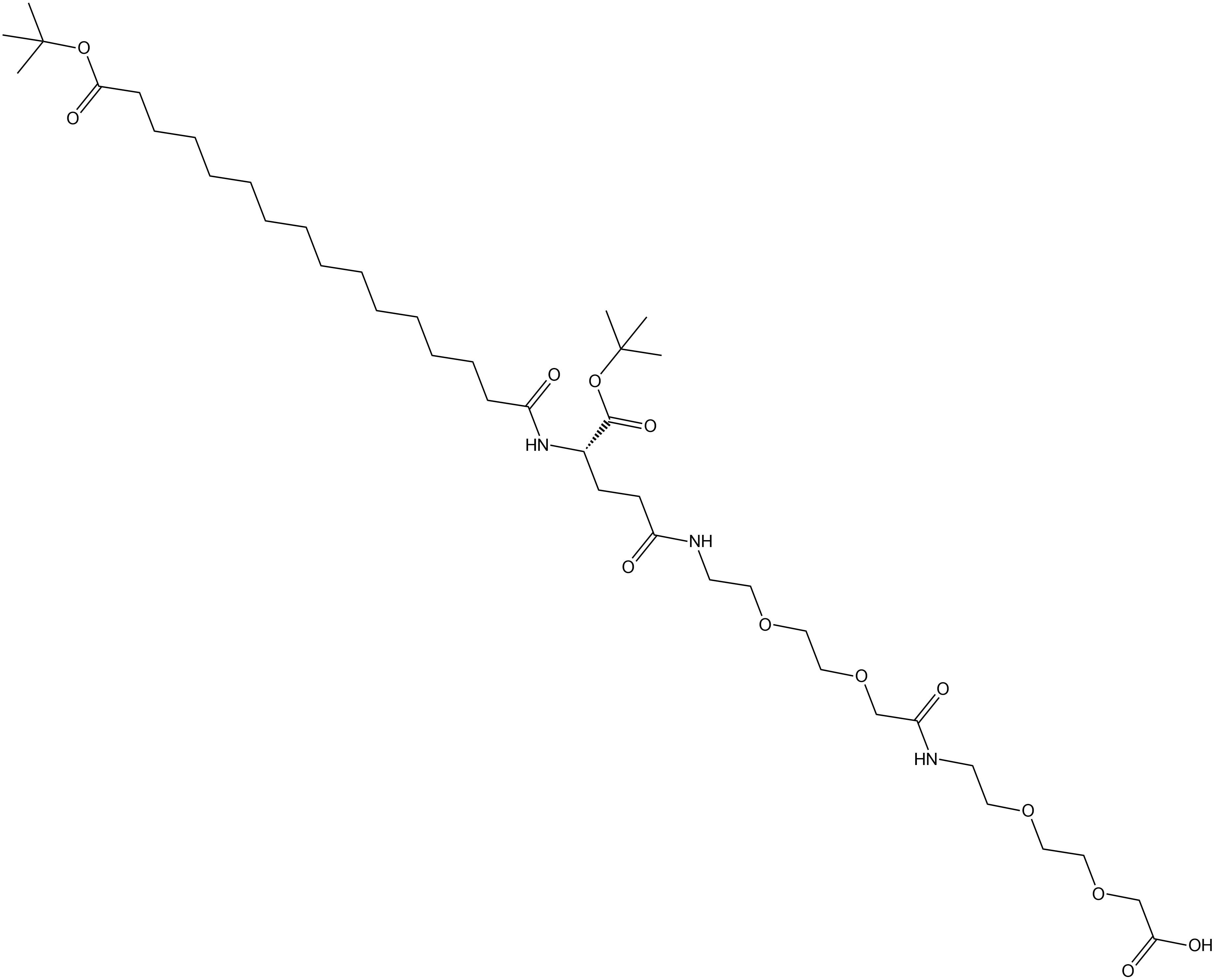tBuO-C16-γ-Glu(OtBu)-AEEA-AEEA-OH