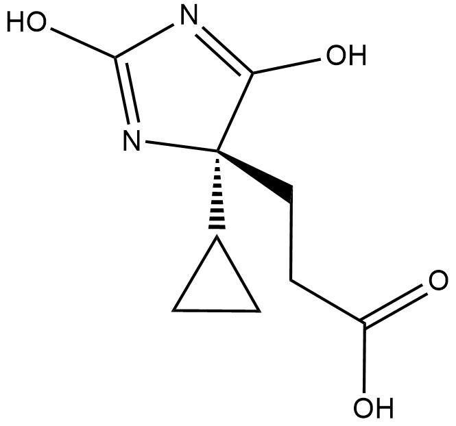 (S)-3-(4-Cyclopropyl-2,5-dioxoimidazolidin-4-yl)propanoic acid