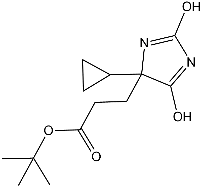 tert-Butyl 3-(4-cyclopropyl-2,5-dioxoimidazolidin-4-yl)propanoate